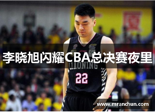 李晓旭闪耀CBA总决赛夜里